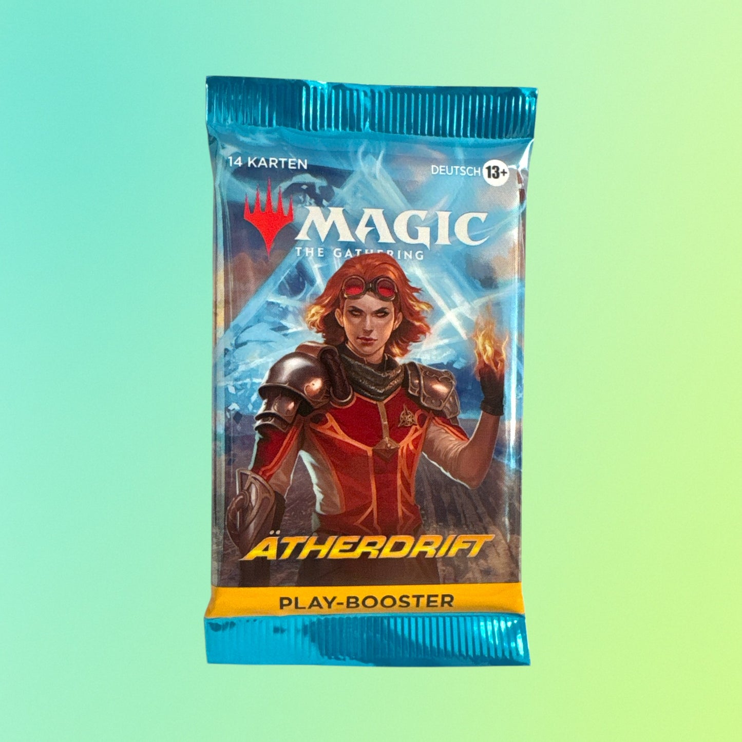 Magic the Gathering Ätherdrift Play-Booster – deutscher Einzelbooster mit 14 Karten