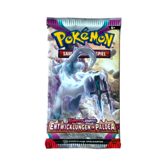 Pokémon Karmesin & Purpur KP02 Entwicklungen in Paldea Booster DE