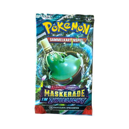 Pokémon Karmesin & Purpur KP06 Maskerade im Zwielicht Booster DE
