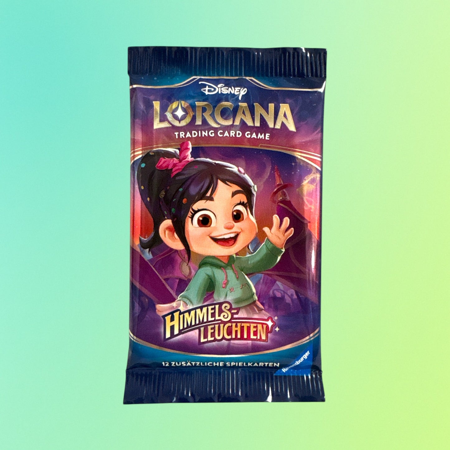 Disney Lorcana Himmelsleuchten Einzelbooster auf Deutsch mit Vanellope als Artwork