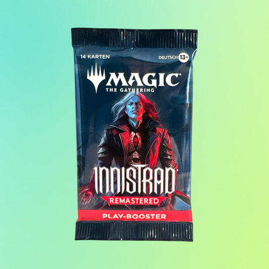 Magic the Gathering Innistrad Remastered Play-Booster – deutscher Einzelbooster mit 14 Karten