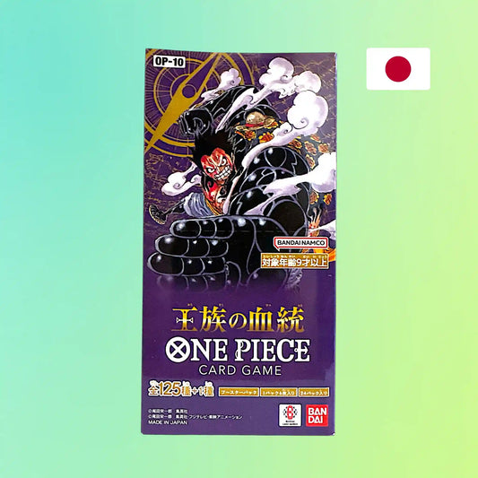 One Piece Card Game Royal Blood OP-10 Booster – originale japanische Trading Card Game Erweiterung, kein Display enthalten