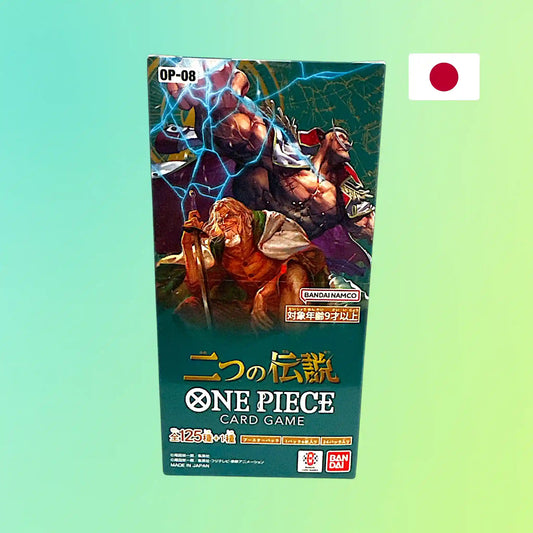 One Piece Card Game Two Legends OP-08 Einzelbooster aus Japan – Sammelkarten Booster aus der Erweiterung Two Legends